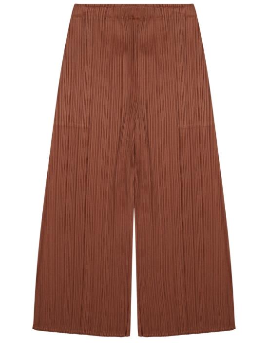 26SS 플리츠플리즈 스트레이트 팬츠 PP66JF134 44 BROWN - PLEATS PLEASE