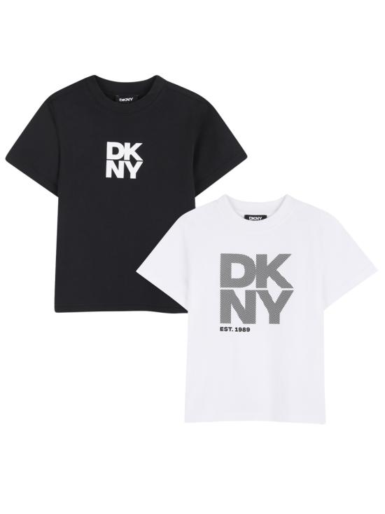 26SS [키즈] 디케이엔와이 티셔츠 D62544K M41 MULTICOLOUR