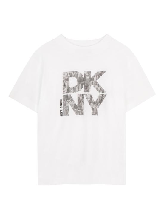 26SS [키즈] 디케이엔와이 티셔츠 D62543K 10P WHITE