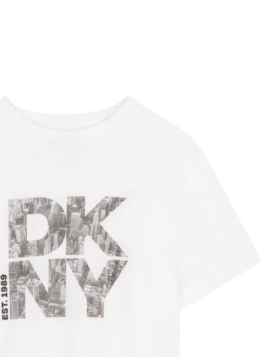26SS [키즈] 디케이엔와이 티셔츠 D62543K 10P WHITE - DKNY