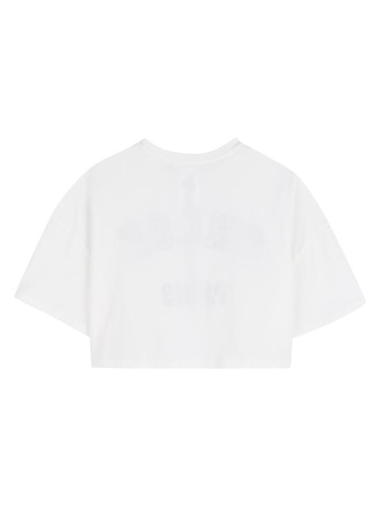 26FW [키즈] 끌로에 티셔츠 C20862K 117 WHITE - CHLOE