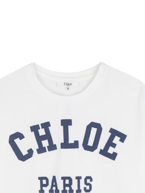 26FW [키즈] 끌로에 티셔츠 C20862K 117 WHITE - CHLOE