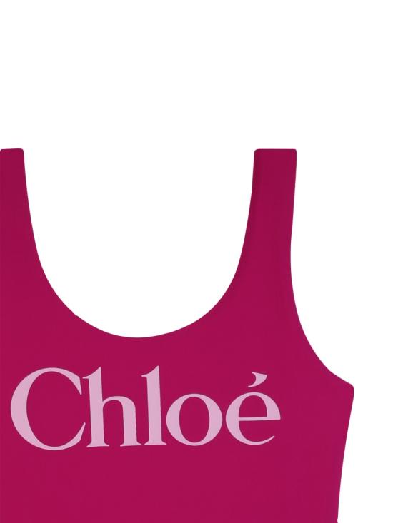 26FW [키즈] 끌로에 원피스 수영복 C20866K 46S PINK - CHLOE