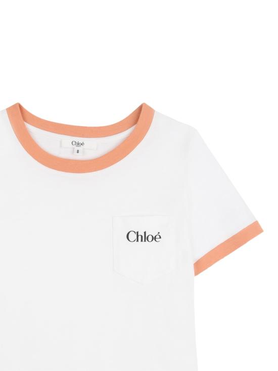 26FW [키즈] 끌로에 티셔츠 C20860K 117 WHITE - CHLOE