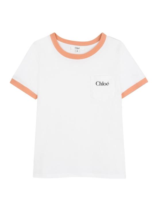 26FW [키즈] 끌로에 티셔츠 C20860K 117 WHITE