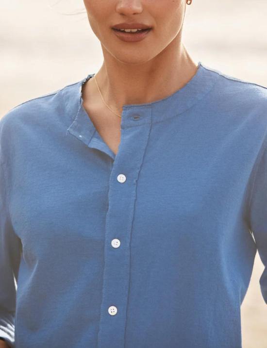  프랭크 앤 에일린 가디건 프랭크 & 아일린 재키 티셔츠 카디건 라줄리 블루 - FRANK & EILEEN