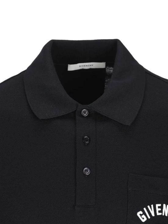 26SS 지방시 폴로 티셔츠 BML00T3YSD499 499 DARK NAVY - GIVENCHY