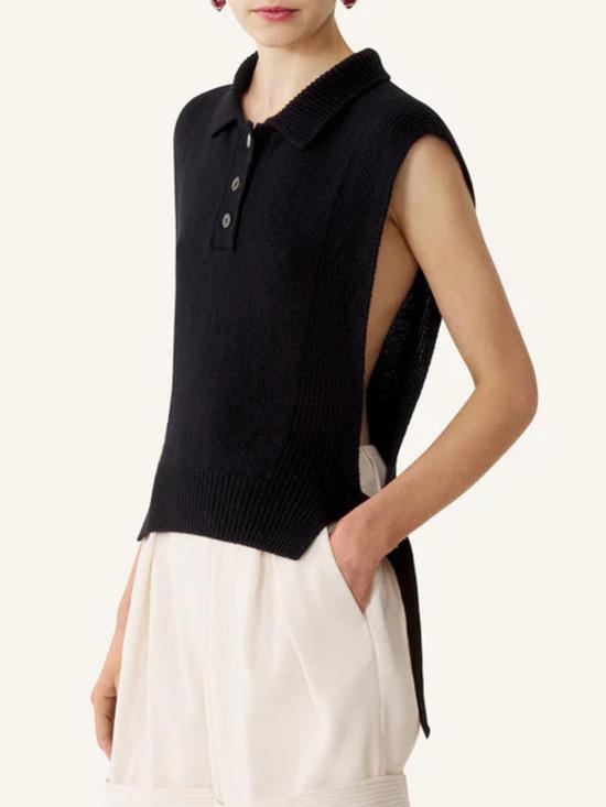 26SS 랑방 폴로 티셔츠 RWPO0063K113292 Blue - LANVIN