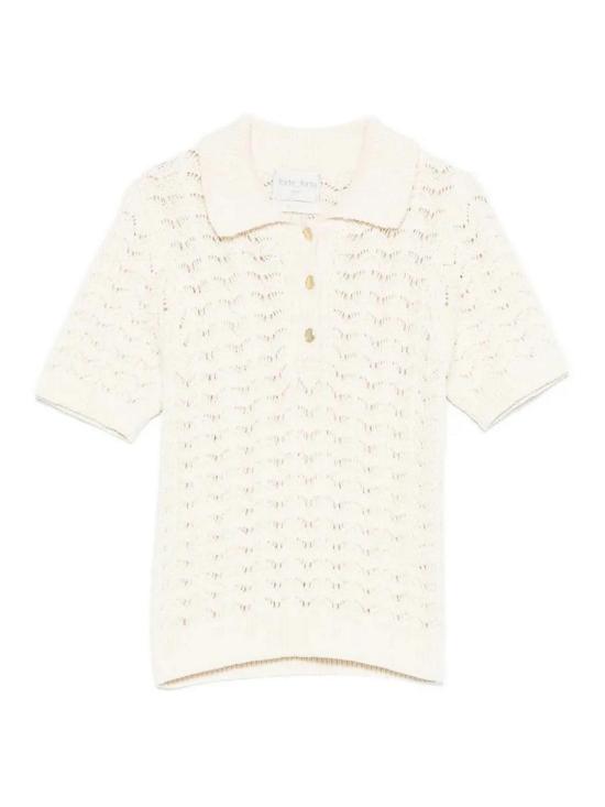 26SS 포르테포르테 폴로 티셔츠 14664MYKNIT0018 White