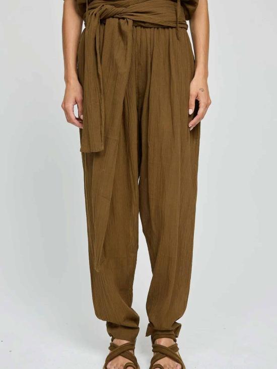 26SS 로렌스 브라스 팬츠 PA075UNEWBANKHAKI Light Brown - LAURENCE BRAS