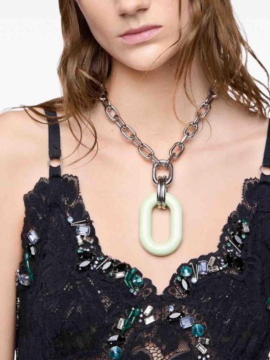 26SS 파코라반 목걸이/팬던트 EBB0379ENA023M383 Green - PACO RABANNE