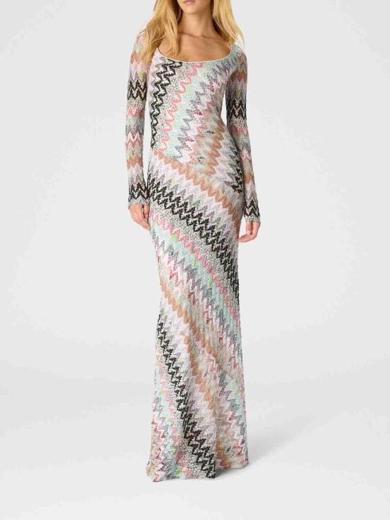 26SS 미소니 원피스 DS26SG1JBR014ZSM9Y4 White - MISSONI