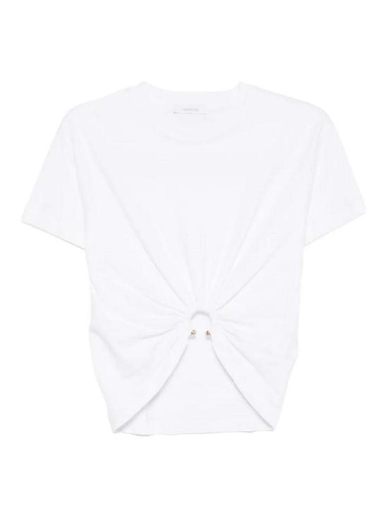 26SS 파코라반 반팔 티셔츠 23AJTO539CO485PEP109 White