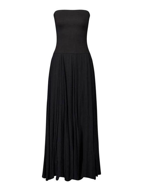 26SS 로렌스 브라스 롱 원피스 ED076UBALLETBLACK Black