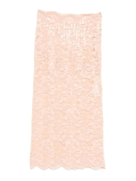 26SS 파코라반 미디 스커트 26PJJU025PA170PE2P259 Nude Neutrals