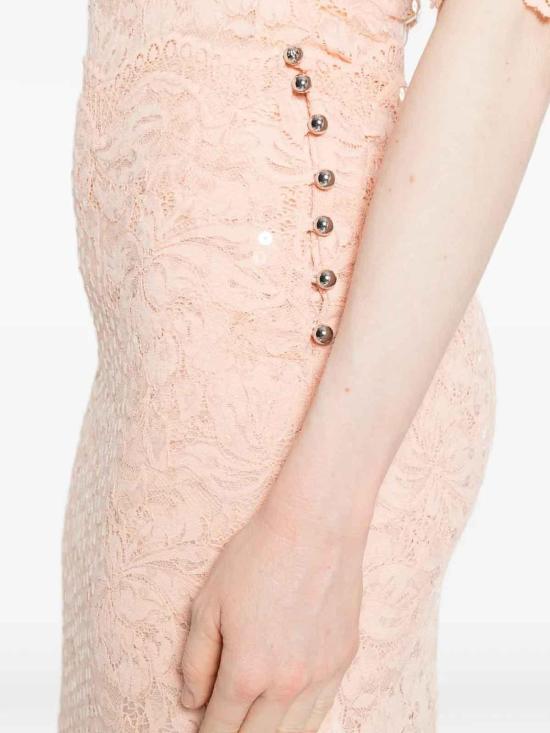 26SS 파코라반 미디 스커트 26PJJU025PA170PE2P259 Nude Neutrals - PACO RABANNE