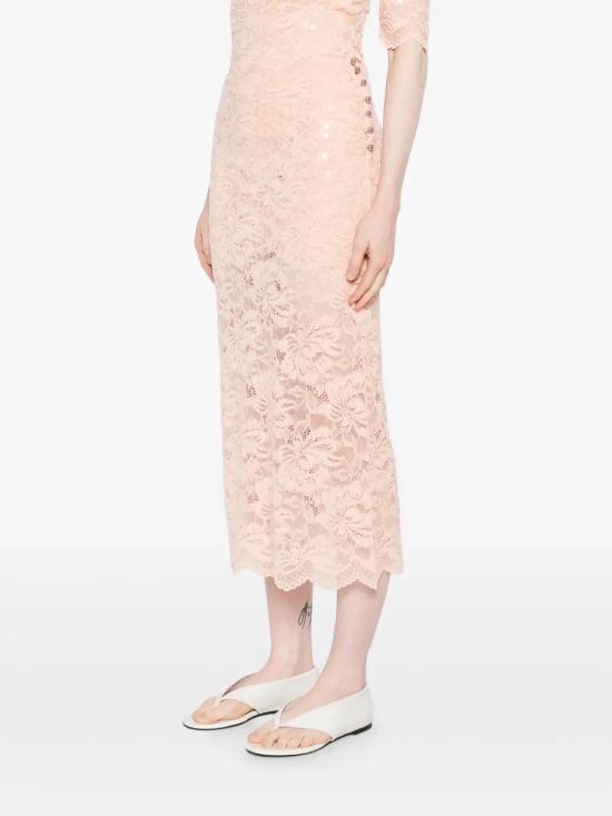 26SS 파코라반 미디 스커트 26PJJU025PA170PE2P259 Nude Neutrals - PACO RABANNE