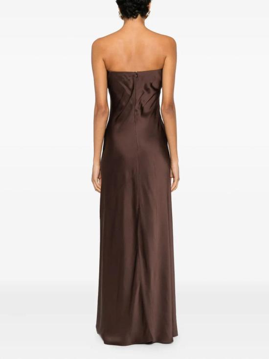 26SS 포르테포르테 미디 스커트 14555MYDRESSCHOCOLAT Brown - FORTE FORTE