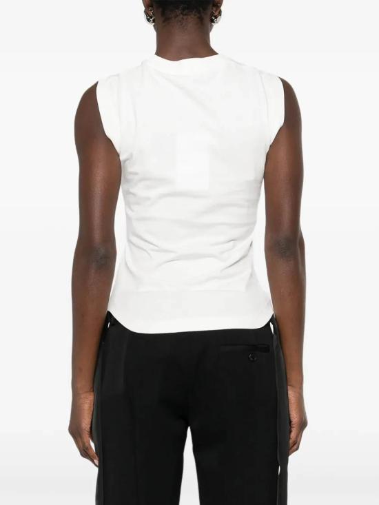 26SS 디 아티코 민소매 티셔츠 CN00003JJJ025A001 White - THE ATTICO