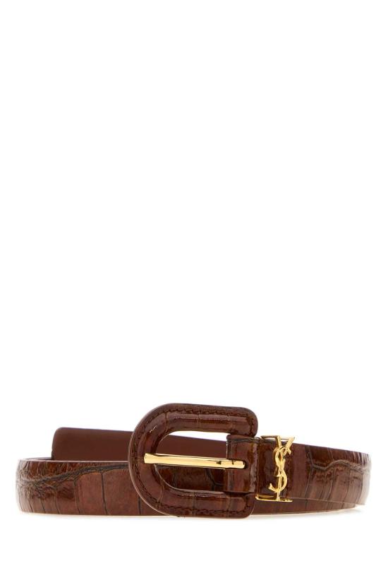 26SS 생로랑 벨트 848841AAF9L 9345 Brown