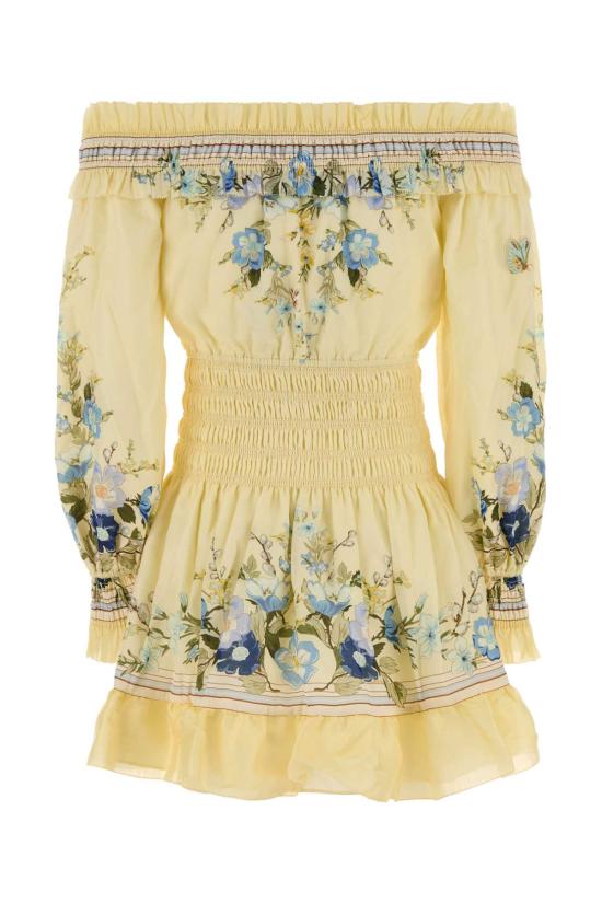 26SS 셀프 포트레이트 원피스 AC26026SY YELLOW Printed - SELF PORTRAIT