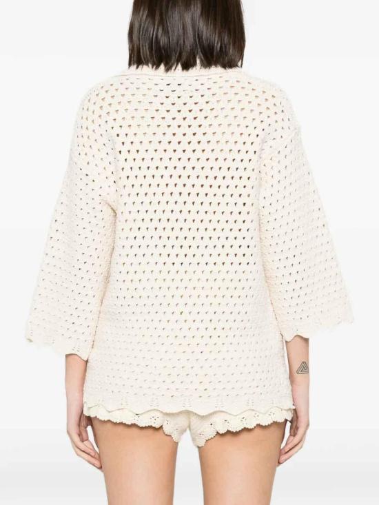 26SS 포르테포르테 가디건 14935MYKNITCRYSTAL Dark Red - FORTE FORTE