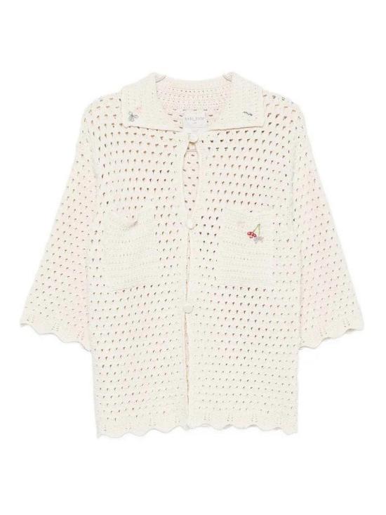 26SS 포르테포르테 가디건 14935MYKNITCRYSTAL Dark Red