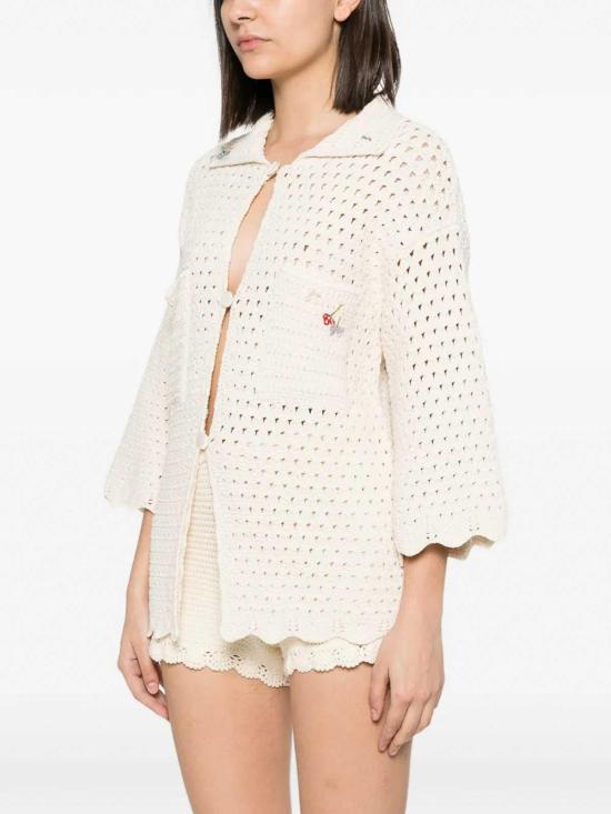 26SS 포르테포르테 가디건 14935MYKNITCRYSTAL Dark Red - FORTE FORTE