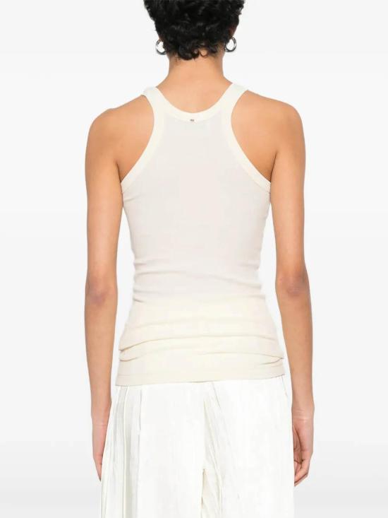 26SS 스포트막스 민소매 티셔츠 612941E17 Light Yellow - SPORTMAX