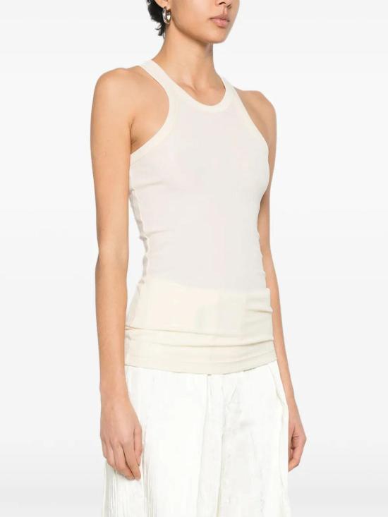 26SS 스포트막스 민소매 티셔츠 612941E17 Light Yellow - SPORTMAX