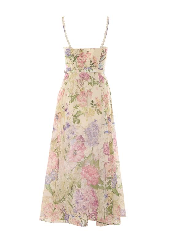 26SS 차로루이즈 미디 원피스 266611 CREAM BOTANIC Multicolor - CHARORUIZ