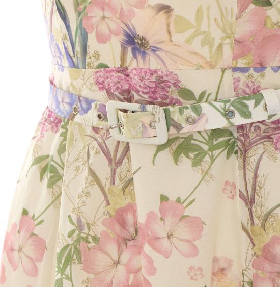 26SS 차로루이즈 미디 원피스 266611 CREAM BOTANIC Multicolor - CHARORUIZ