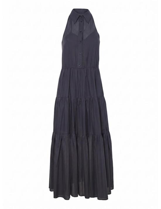 26SS 페니 블랙 미디 원피스 2611221153270 005 Blue
