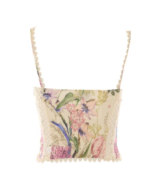 26SS 차로루이즈 긴팔 티셔츠 266102 CREAM BOTANIC White - CHARORUIZ