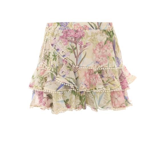 26SS 차로루이즈 미디 스커트 266401 CREAM BOTANIC Multicolor - CHARORUIZ