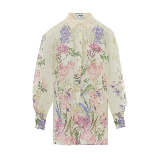 26SS 차로루이즈 블라우스 266200 CREAM BOTANIC White