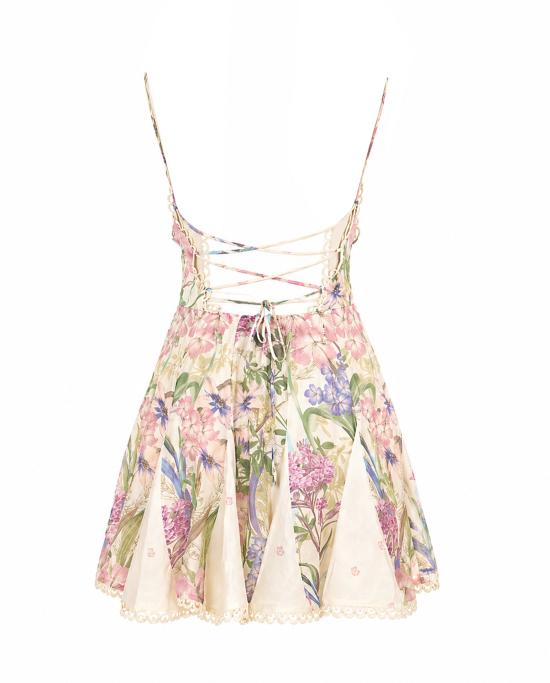26SS 차로루이즈 미디 원피스 266602 CREAM BOTANIC Multicolor - CHARORUIZ