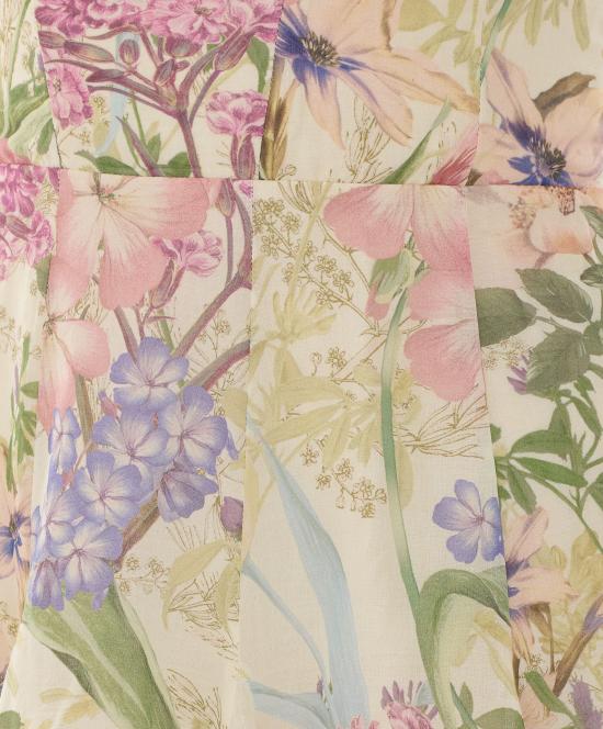 26SS 차로루이즈 미디 원피스 266602 CREAM BOTANIC Multicolor - CHARORUIZ