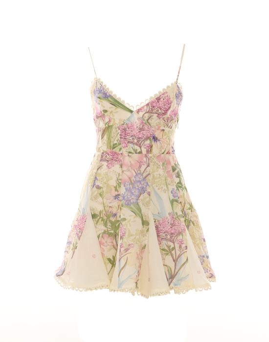 26SS 차로루이즈 미디 원피스 266602 CREAM BOTANIC Multicolor