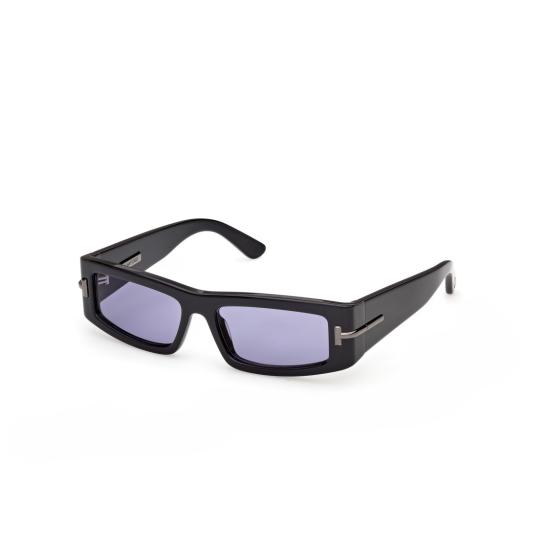  톰포드 선글라스 Ti0026 직사각형 블랙 아세테이트 - TOMFORD