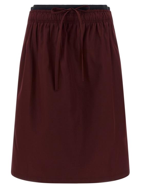 26SS 프라다 스커트 P197ZSOOO187PF0403 Burgundy