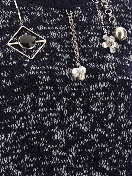 26FW 프라다 니트웨어 P24U2ESOOO18HHF022X Blue - PRADA