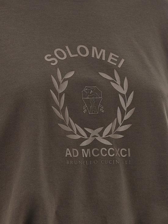 26SS 브루넬로 쿠치넬리 탑 MH827HZ500C8589 Brown - BRUNELLO CUCINELLI