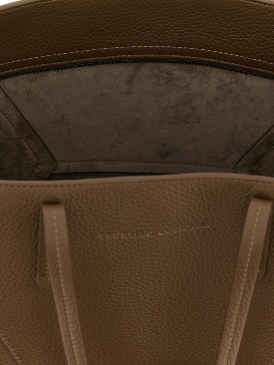 26SS 브루넬로 쿠치넬리 토트백 MBDKD2573C9357 Burgundy - BRUNELLO CUCINELLI