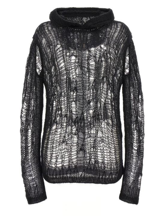 25FW 릭 오웬스 니트웨어 RP02D3600KNETMH09 Black