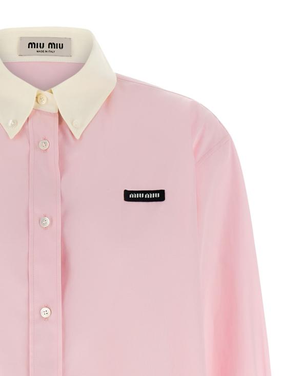 26SS 미우미우 탑 MK1693SAM110RGF0028 Pink - MIU MIU