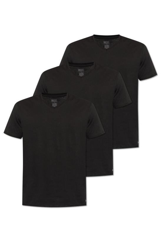 26SS 디젤 반팔 티셔츠 A17829 0LIAD E4101 BLACK DOM