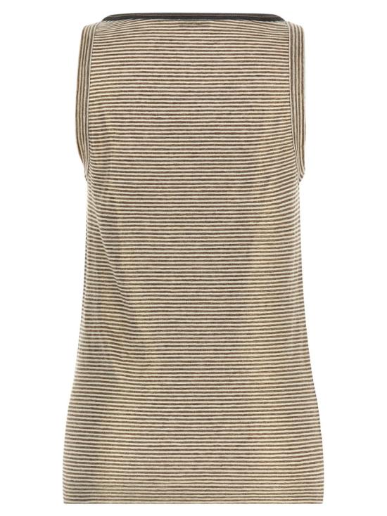 26SS 브루넬로 쿠치넬리 탑 MQ977DU530C2094 Neutrals - BRUNELLO CUCINELLI