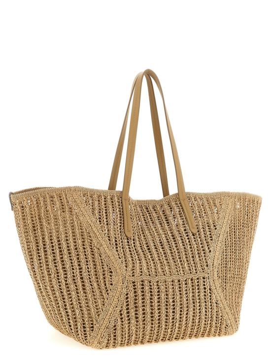 26SS 브루넬로 쿠치넬리 테크노 라피아 BC Duo 백 MB97D2571C802 Neutrals - BRUNELLO CUCINELLI