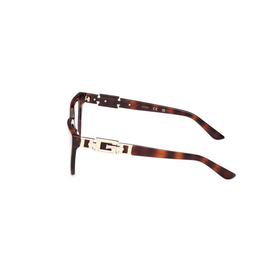  게스 안경 Gu2985 54052 오버사이즈 스퀘어 호피무늬 안경 - GUESS